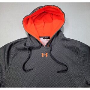 Under Armour Hoodie Men 2XLGray Pullover Sweatshirt Geomeitric Print LIMITED USE